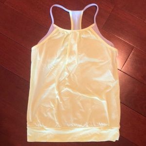 girls ivviva yellow tank top